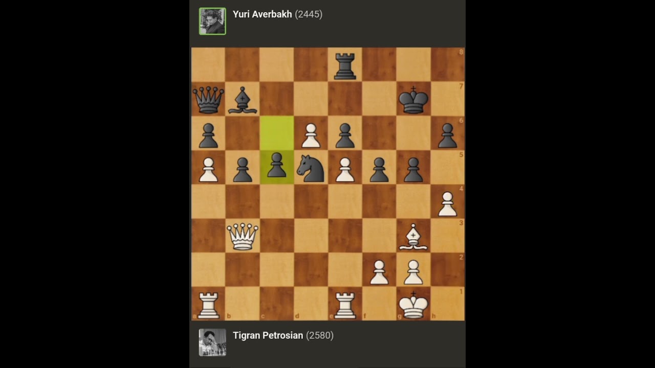 Tigran Petrosian vs Yuri Averbakh || URS Championship • Moscow - Russia (1950)