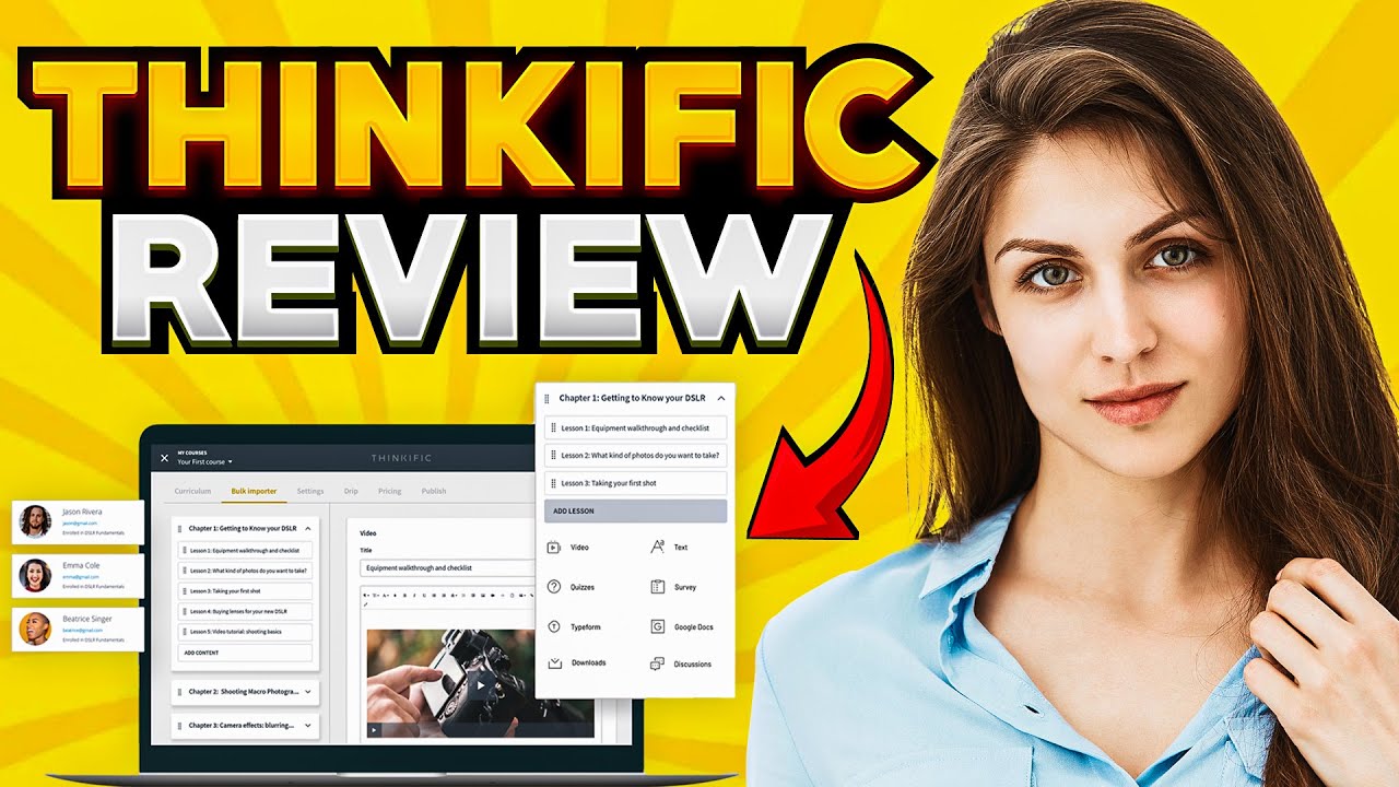 Thinkific Review: An Honest Look At The Pros & Cons 👍👎 (2025)
