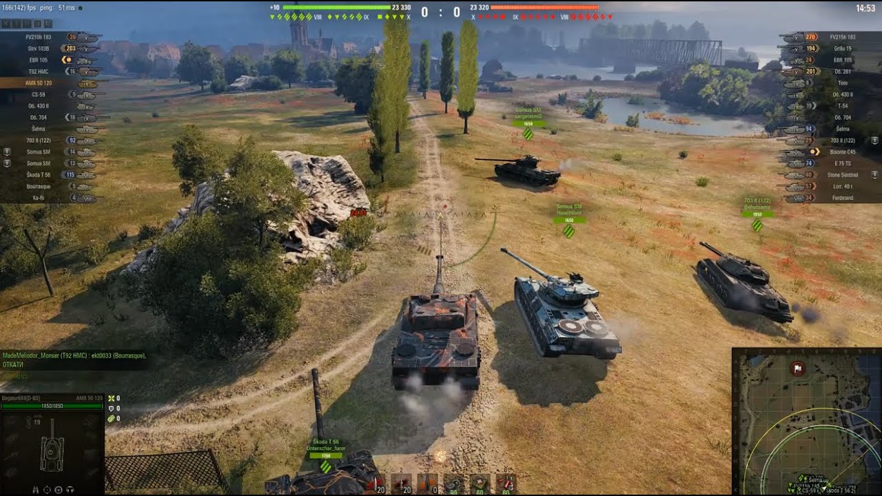 AMX 50 120 та AMX M4 mle. 51 реально загрозливі на Рибальській бухті та Лінії Маннергейма!