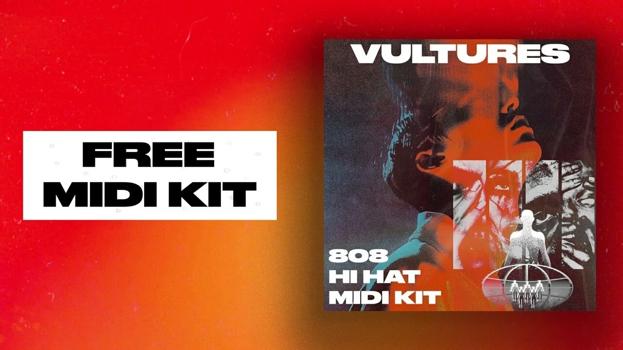 (+20) [FREE] 808 X HI HAT MIDI KIT 2026 - ''VULTURES'' | FREE TRAP MIDI KIT 2026