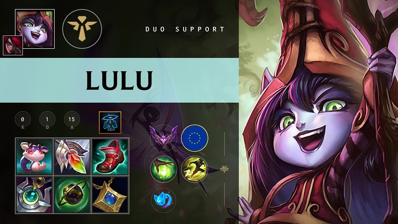 Lulu Support vs Janna - EUNE Master Patch 26.08