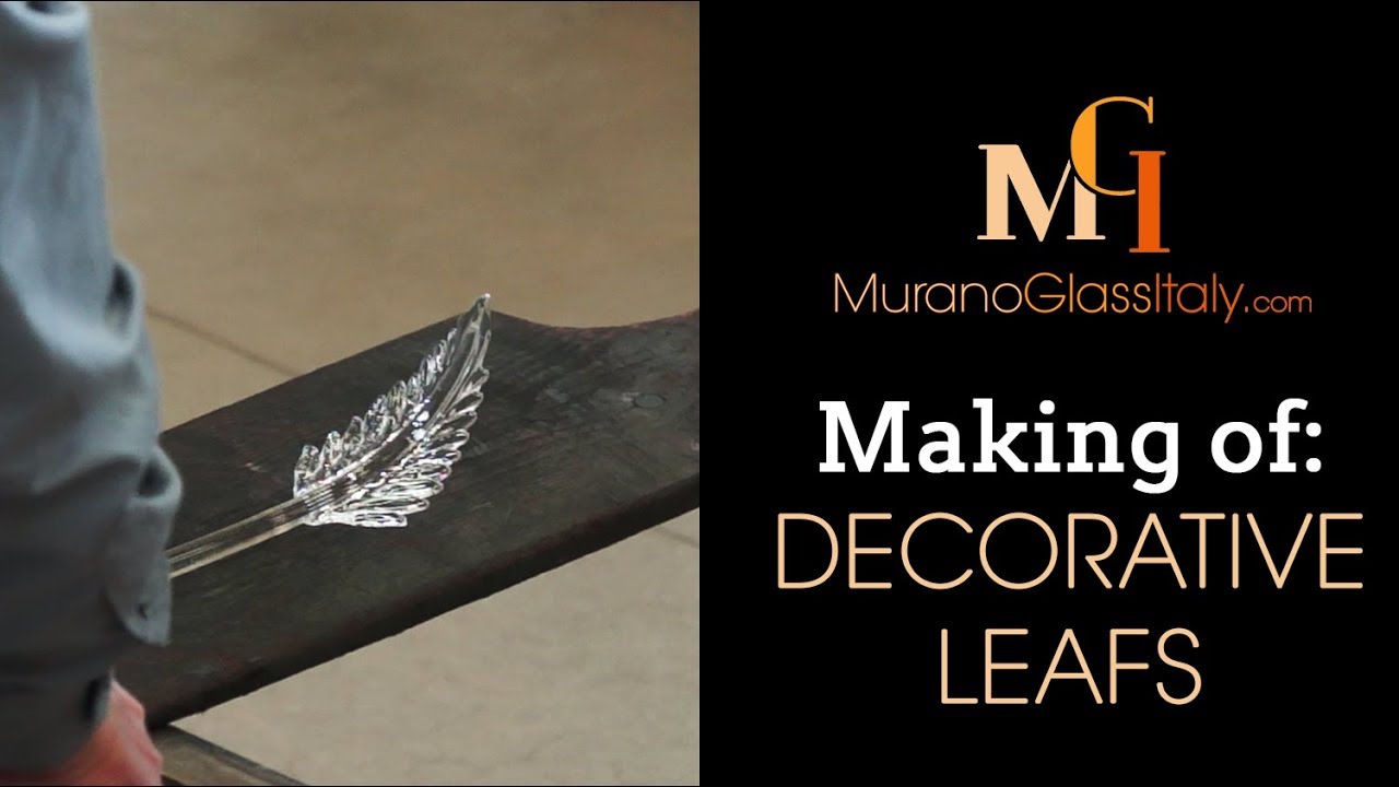 Chandelier Leafs - Venetian Glassblowing - From Venice with Love