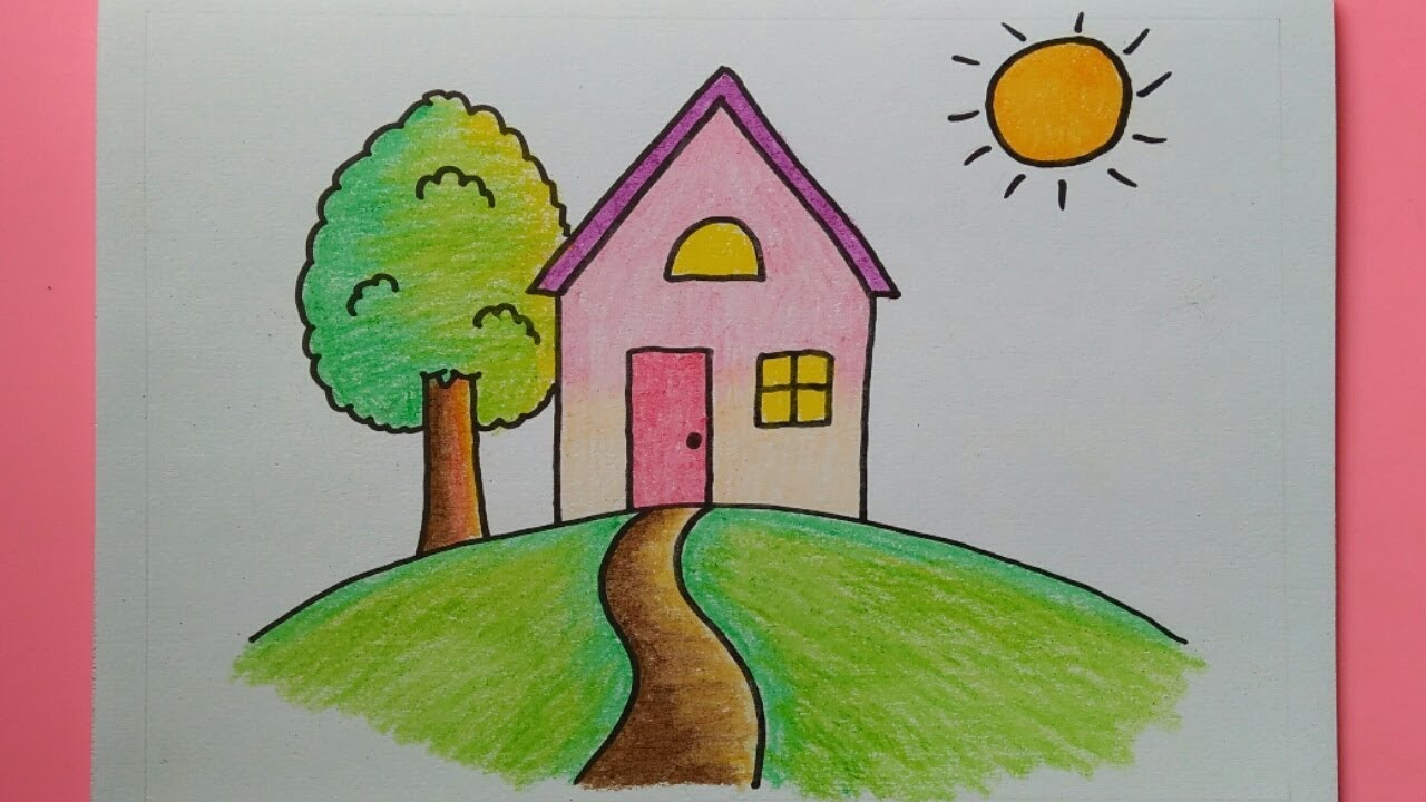 Cara Menggambar Rumah untuk Anak TK dan SD