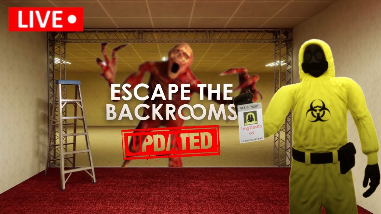 Escape the Backrooms V1.0 is AWESOME!! | LIVE 🔴