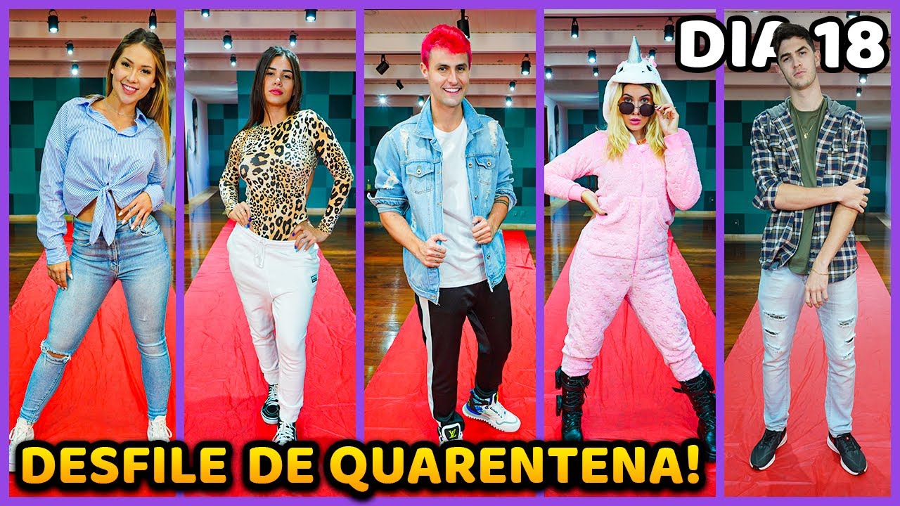 DESFILE COM TODOS NA CASA DE QUARENTENA!! ( DIA 18 ) [ REZENDE EVIL ]