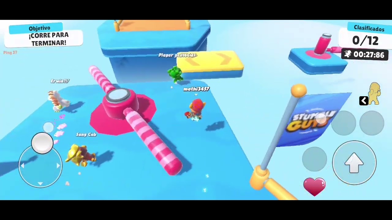 Jugando stumble guys☺️☺️