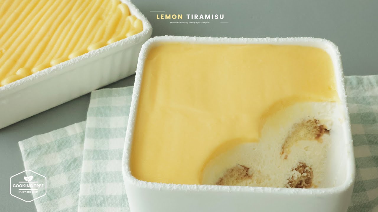 🍋레몬 티라미수 만들기🍋 : Lemon Tiramisu Recipe | Cooking tree