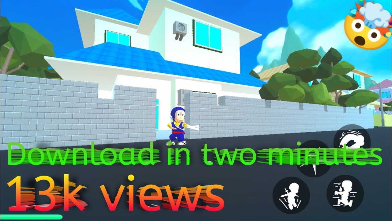 how to download Ninja Hattori game 3D on mobile in 2 minutes