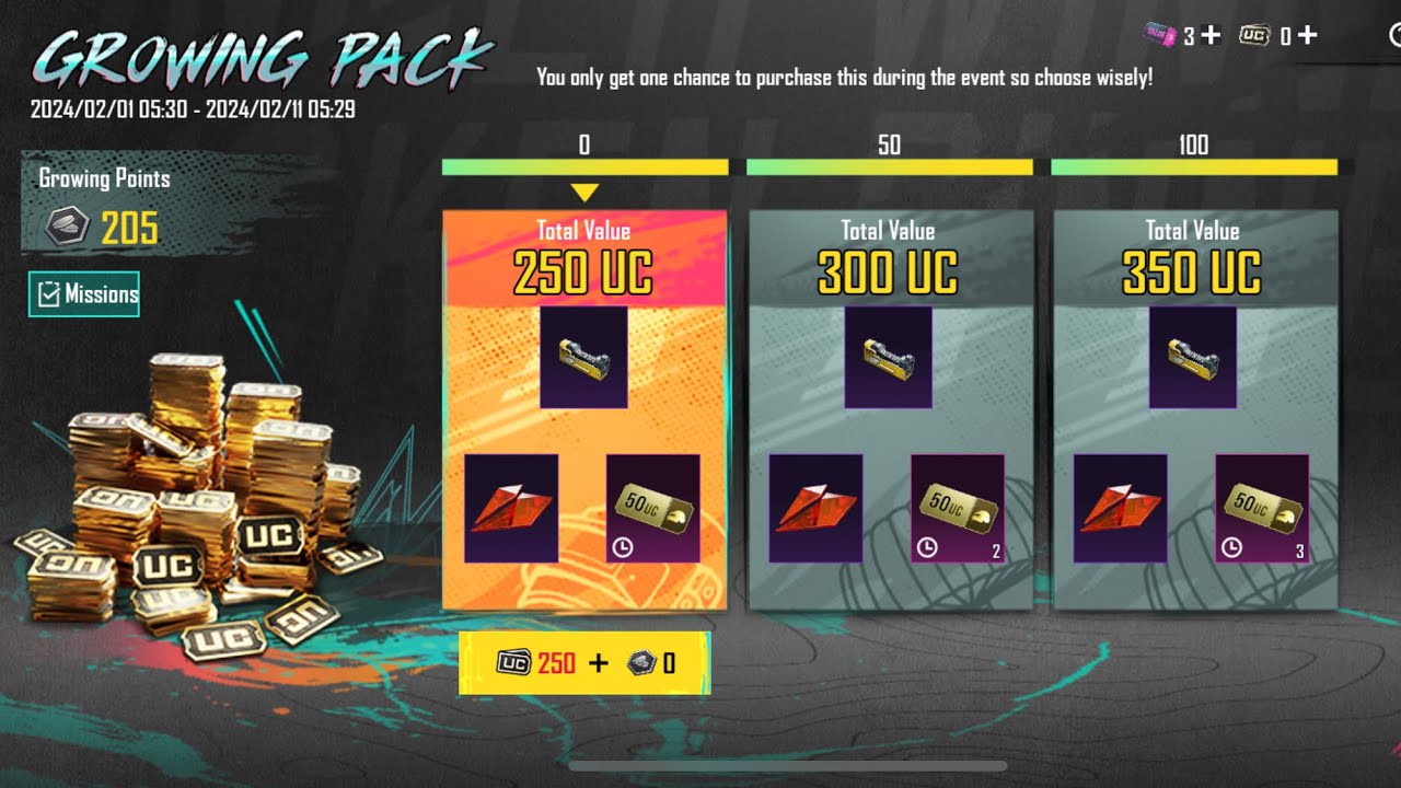 OMG😱 Bgmi Growing Pack Event Is Here Guys | Bgmi Free Uc Event | #growingpack #bgmi