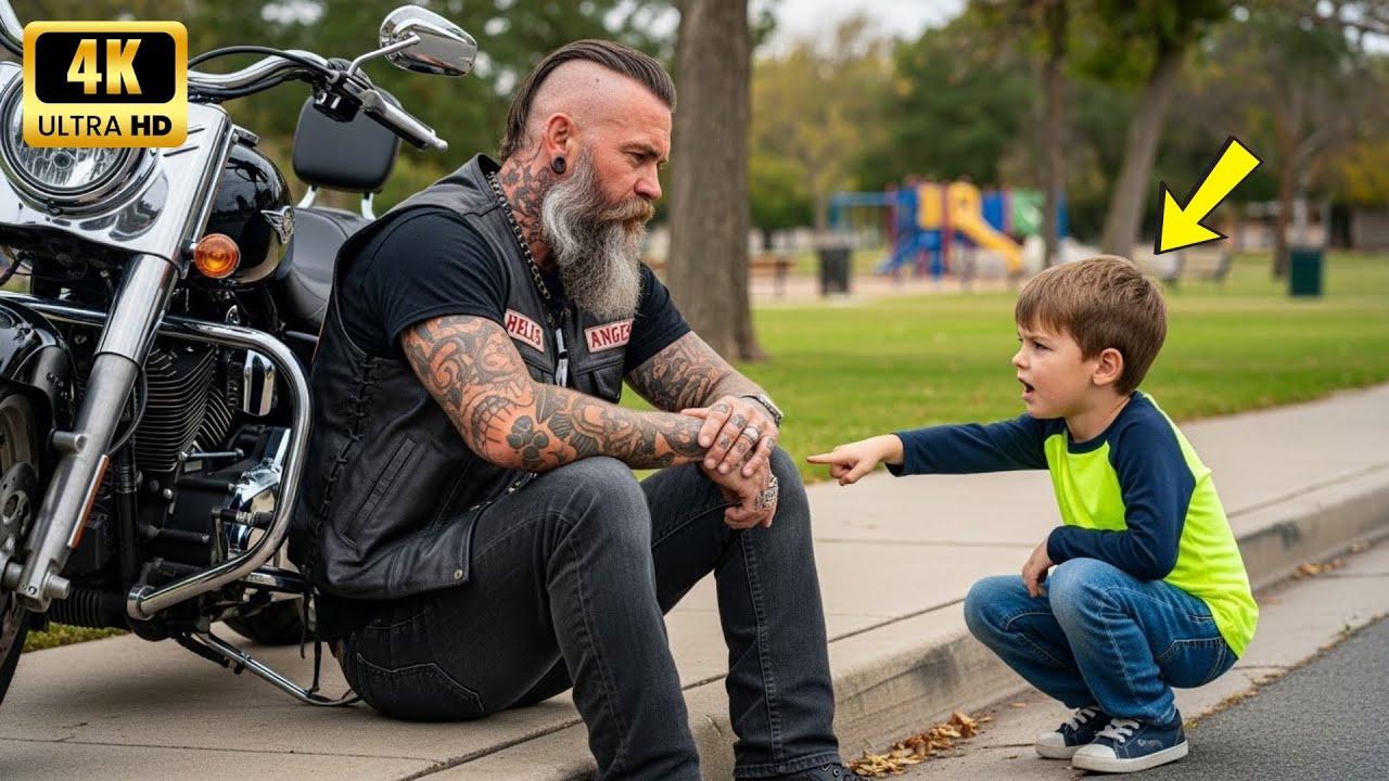 „Schaut unter eure Fahrräder!“ Kleiner Junge warnt Hells Angels… Was sie fanden, war schockierend.