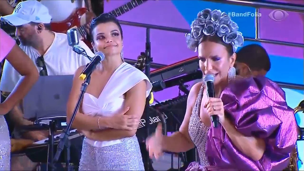 Ivete Sangalo parabeniza BANDA EVA 40 anos e canta BELEZA RARA | Band Folia 2020