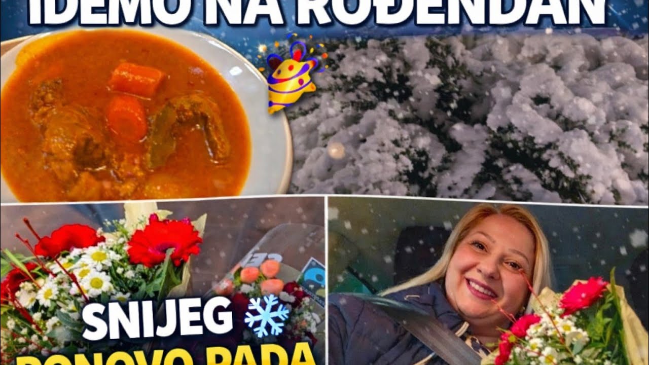 Idemo na rodjendan/ Suprug sprema bolje od mene/Snijeg ponovo ❄️☃️