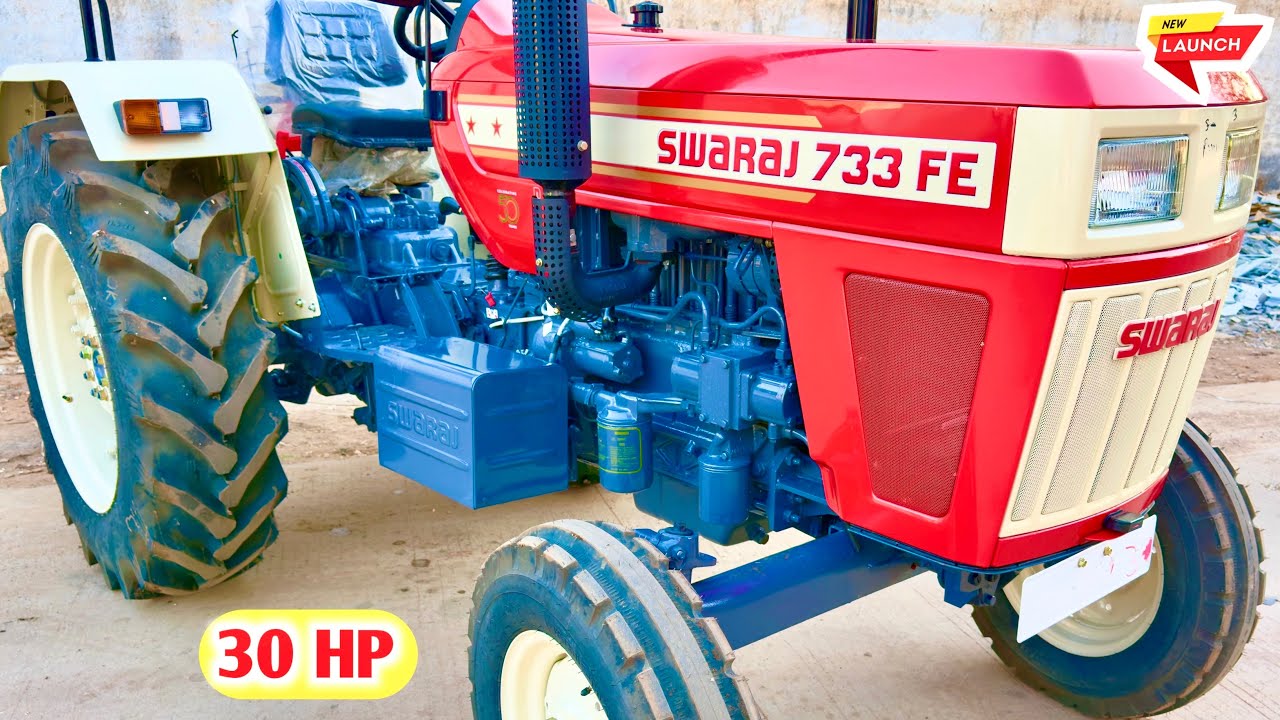 New Swaraj 733 FE Red Colour 2025 Model Full Review । Swaraj 30 hp tractor । rahul dhakad ji 🥳