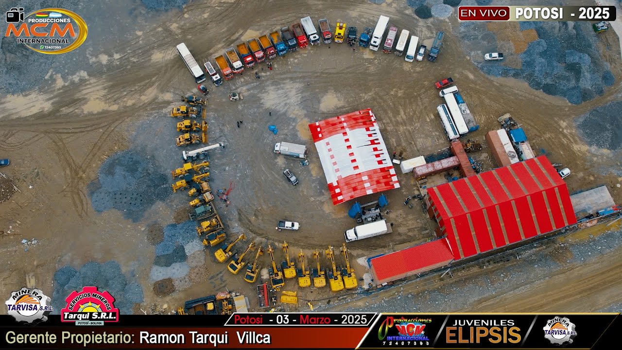 ELIPSIS EN VIVO POTOSI 2025 - CHALLA DE LA EMPRESA MINERA TARVISA - MCM Producciones