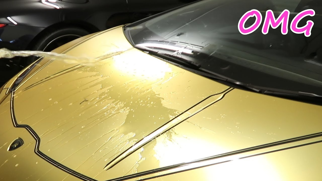 MY DAD PISSED ON MY LAMBORGHINI