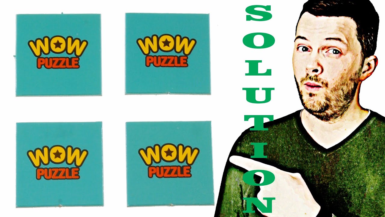 Four Square Puzzle from Wow Puzzles - Solution