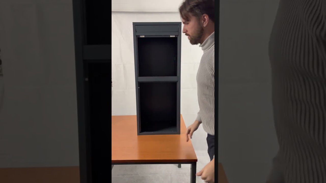 ParcelXL Mondo Zwart & Antraciet – Installatie & Handleiding (Pakketbrievenbus Montage)