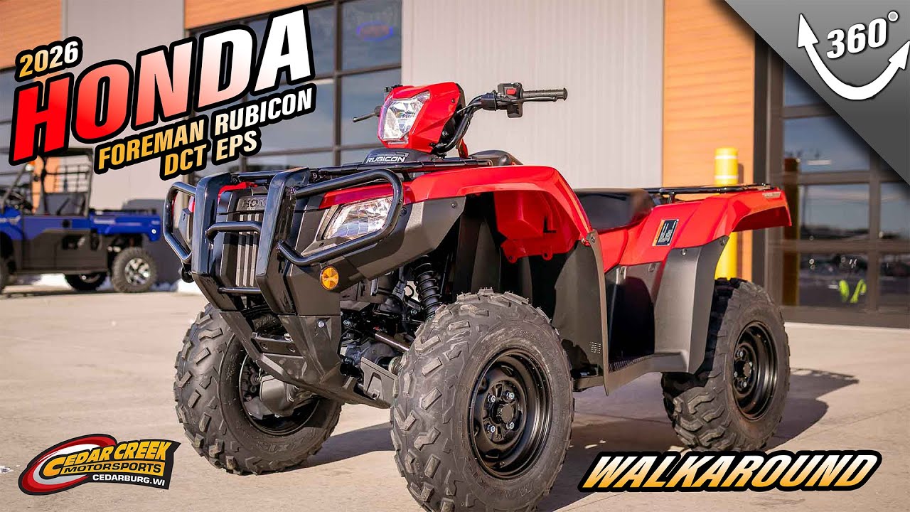 Walkaround | 2026 Honda&reg; FourTrax Foreman Rubicon 4x4 Automatic DCT EPS