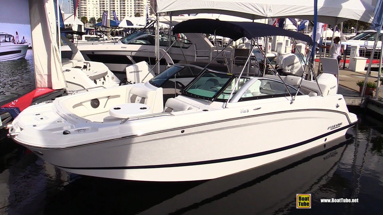 2021 Four Winns Hd3 220HD Motor Boat Walkaround Tour - 2020 Fort Lauderdale Boat Show