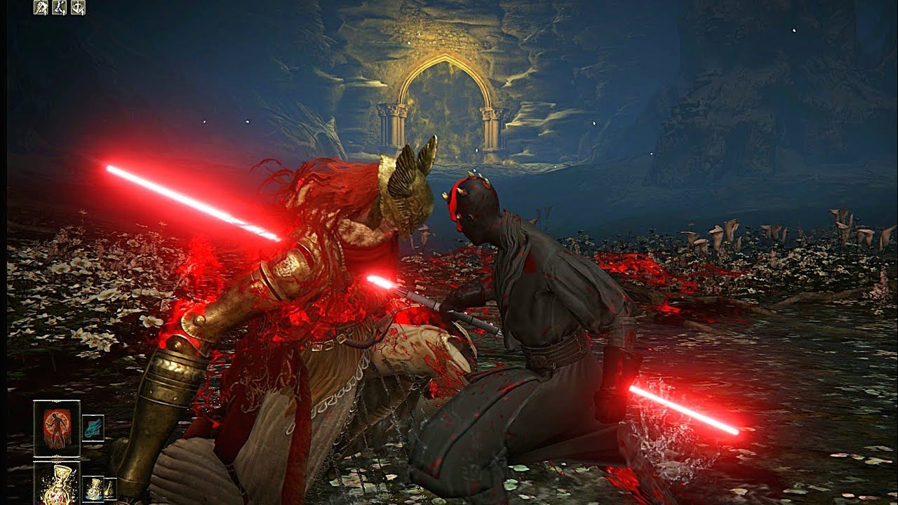 Darth Maul No Hits Malenia (Duel of the Fates)