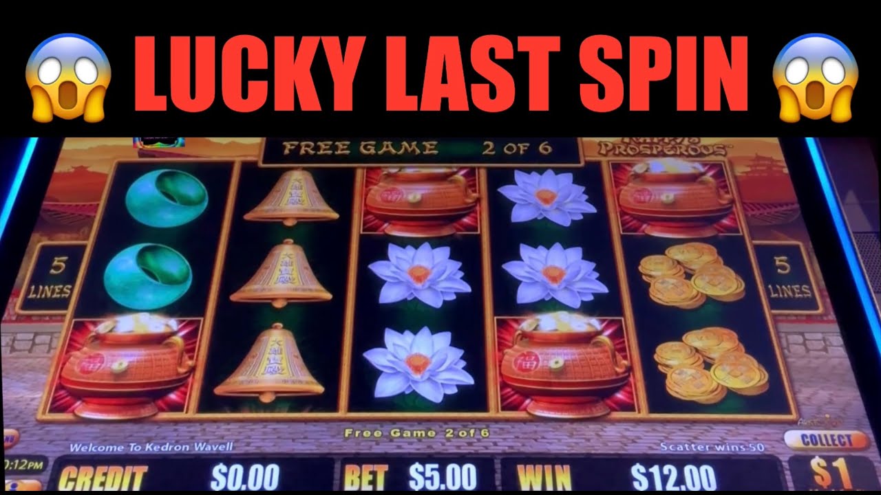😱 LUCKY LAST SPIN 😱 HAPPY & PROSPEROUS DRAGON LINK SLOT MACHINE 🎰 POKIE WINS