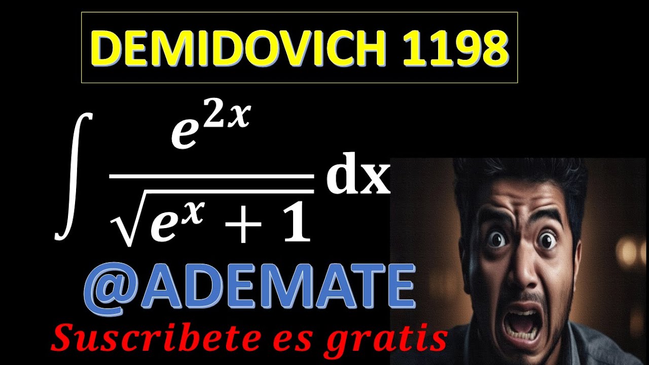 Integrales | 100 Integrales por Sustitución o CV 47 - integral de (e^{2x})/(sqrt(e^x+1))dx