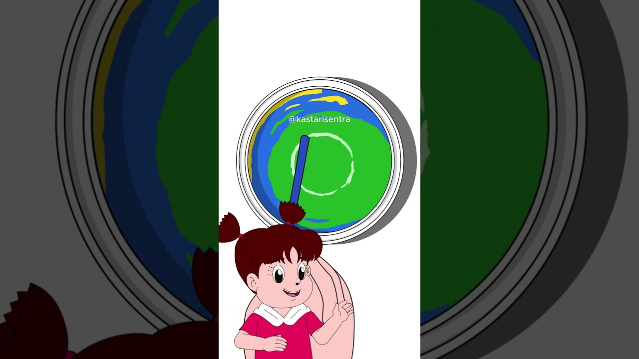 What Color does YELLOW🟡 + RED🔴 make?! Learn Color Mixing with Paint! #shorts  #animation