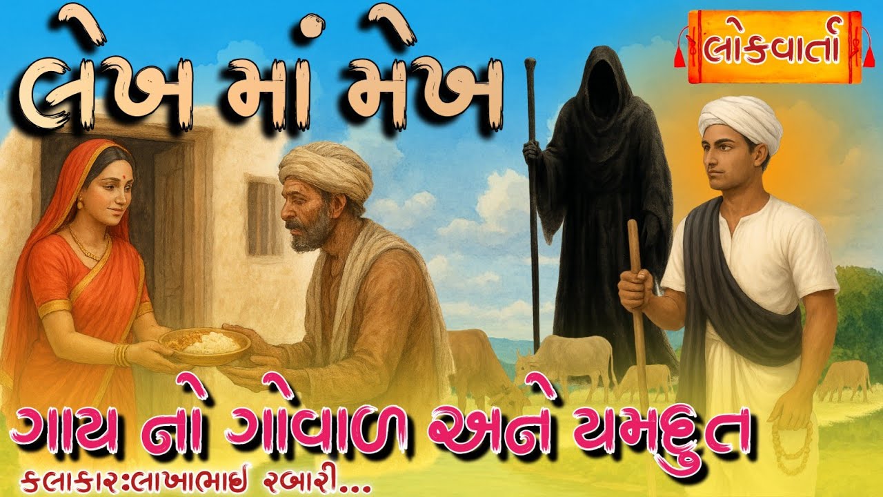 લેખ માં મેખ || ગાયો નો ગોવાળ અને યમદૂત ની જોરદાર વાત ||અન્નદાન નો મહિમા સાહિત્યકાર લાખાભાઈ રબારી
