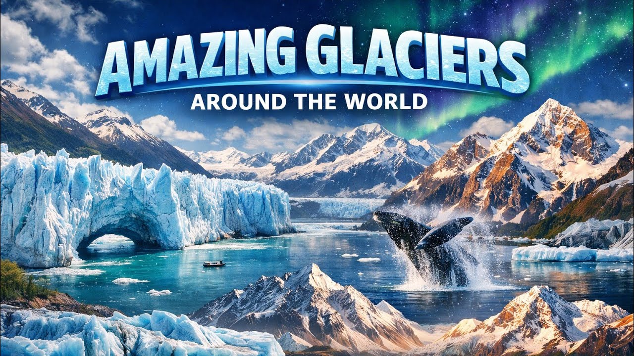 Amazing Glaciers Around the World | Earth’s Most Breathtaking Ice Wonders. #AmazingGlaciers