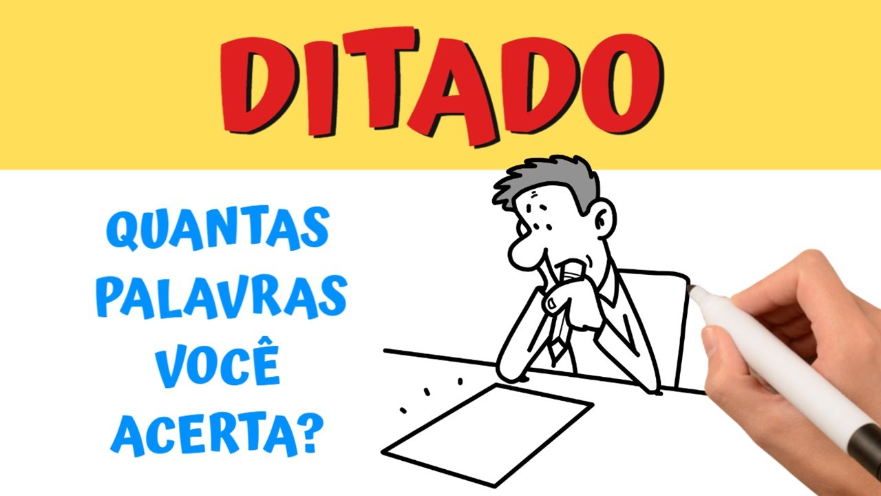 DITADO! Para REFORÇAR o APRENDIZADO EM ORTOGRAFIA! 🤩📚❤️️