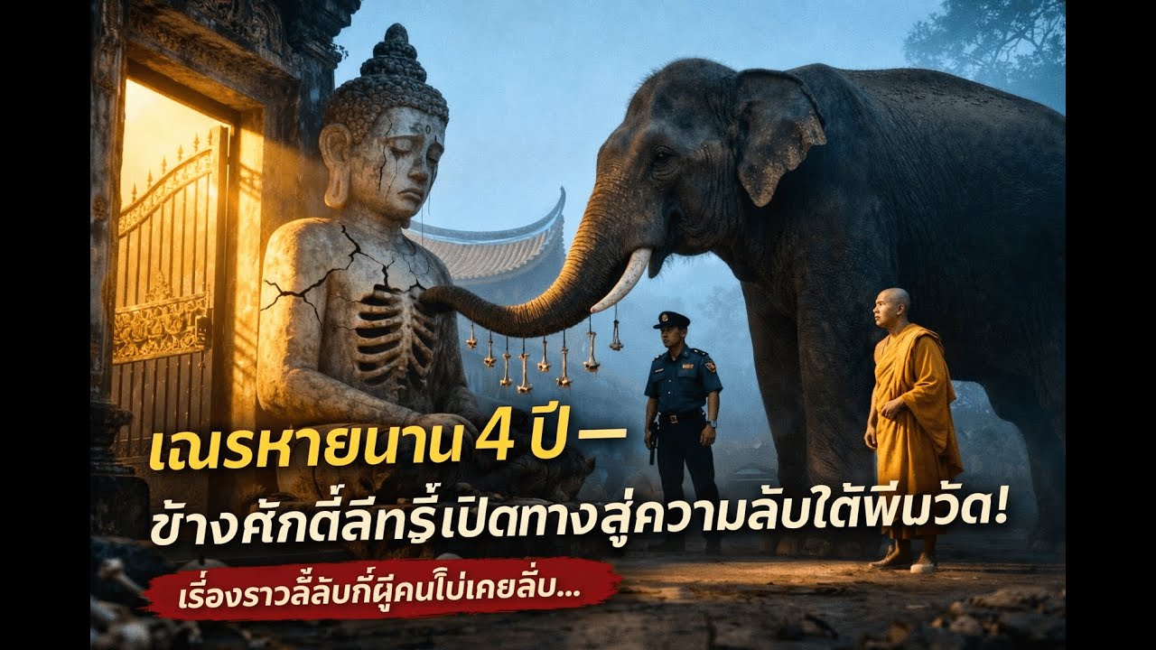 เณรหายไป 4 ปี! ช้างป่าพาชาวบ้านค้นพบความลับที่ซ่อนอยู่ในวัด