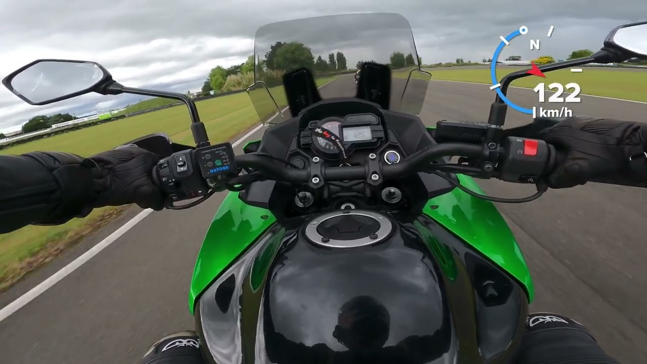 Kawasaki KLZ 1000 Versys CDTMC track day 2024 (Manfield)