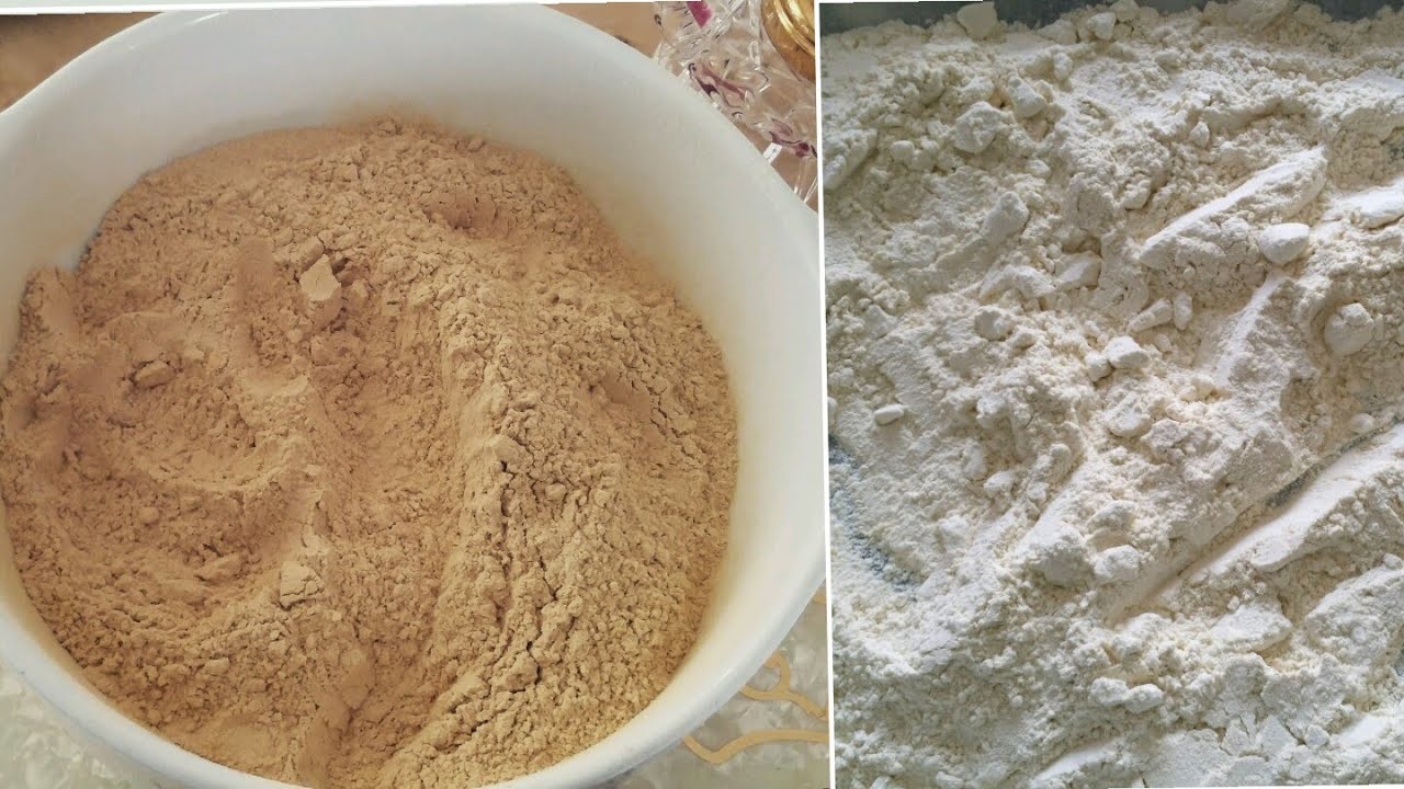 تحميص الدقيق في الفرن تحمار بالخصوص لناس خارج الوطن تحضيرات رمضان تقديم #نادية_الفاسية