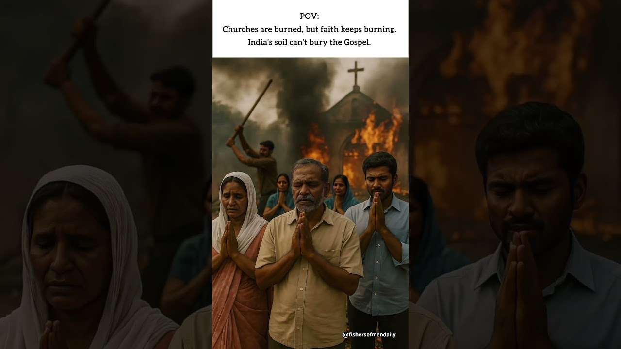 Churches are burned, but faith keeps burning.India&rsquo;s soil can&rsquo;t bury the Gospel.