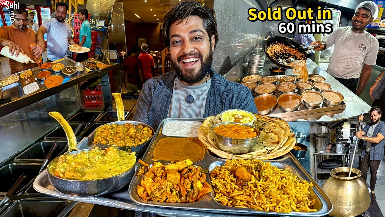 2 घंटे Waiting 😍 Super Model ka No 1 Dhaba | KGF Thali | Street Food India