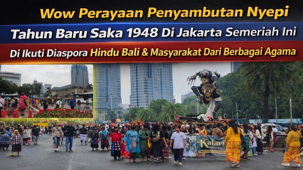 Wow Ada Ogoh-ogoh Di Jakarta! Keren Gubernur Jakarta! Gak Kayak Walikota Medan! Jakarta Etalase RI