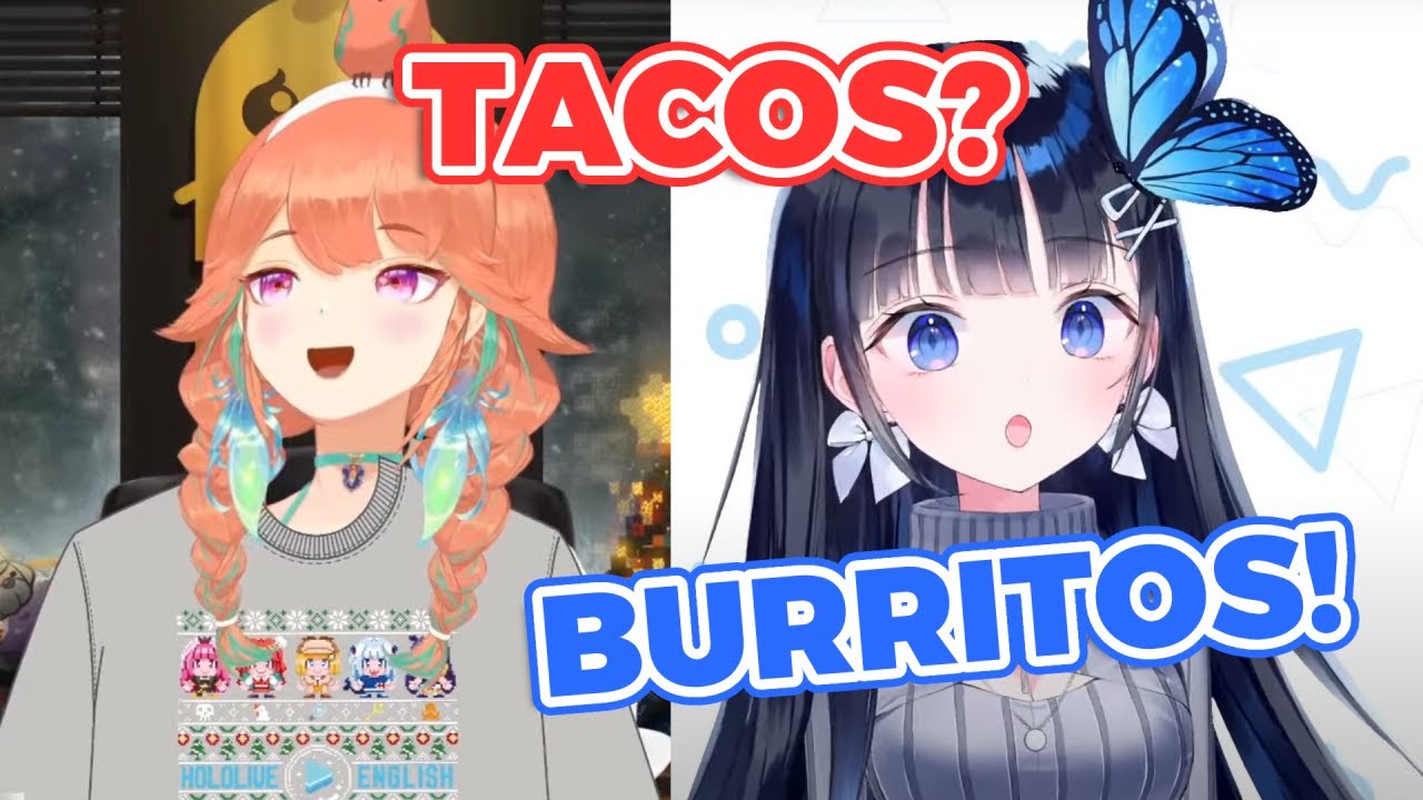 Kiara nunca ha comido Tacos, pero si otros pollos !? 【HOLOLIVE ESPAÑOL】