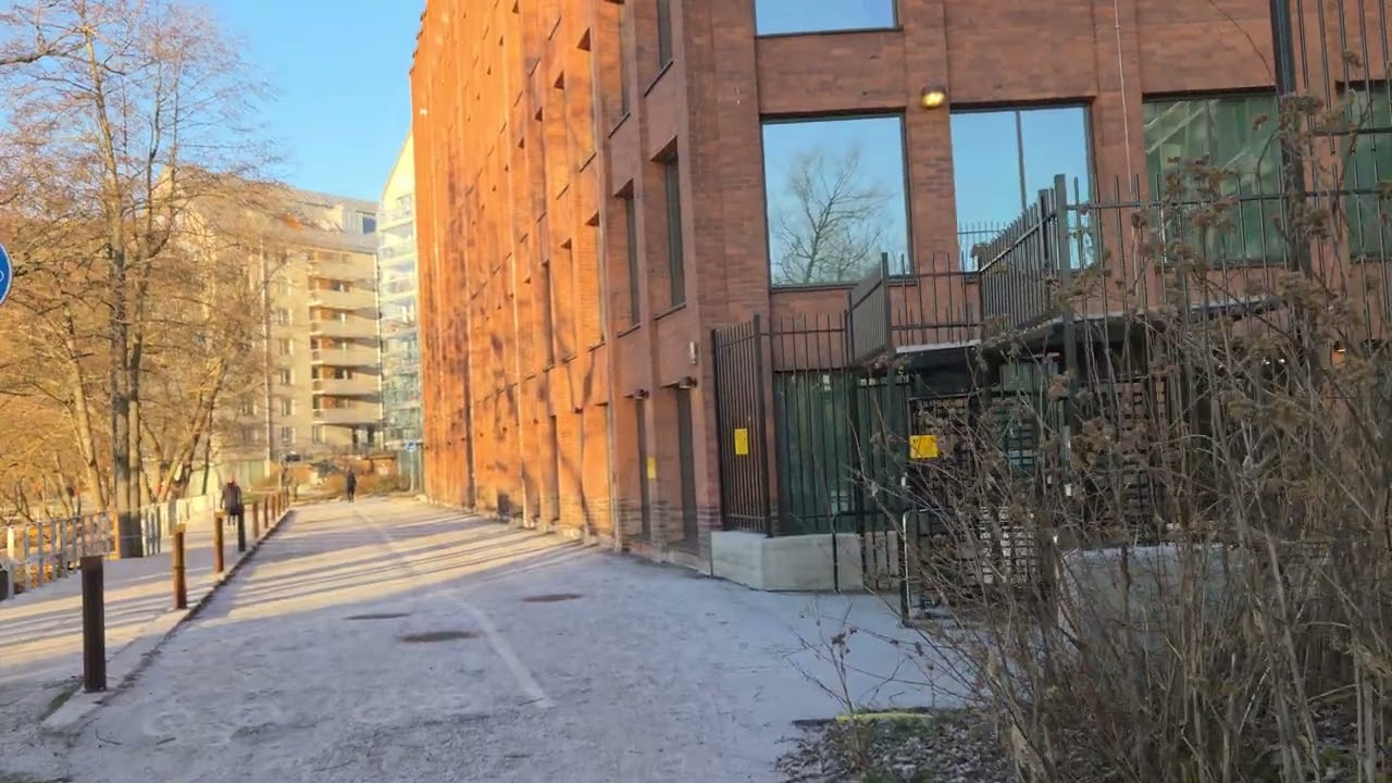 Solna Strand Winter walk || Stockholm 4k