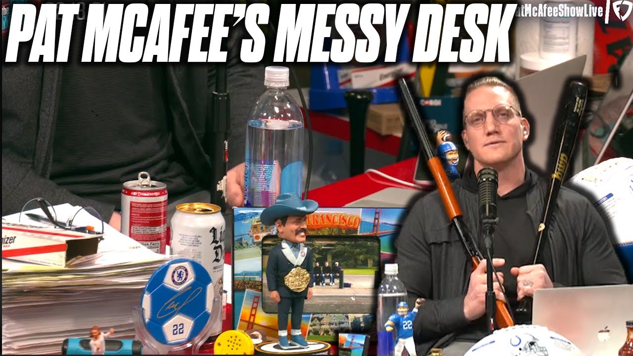 AJ Hawk FREAKS OUT About Pat McAfee's Messy Desk While Guest Hosting
