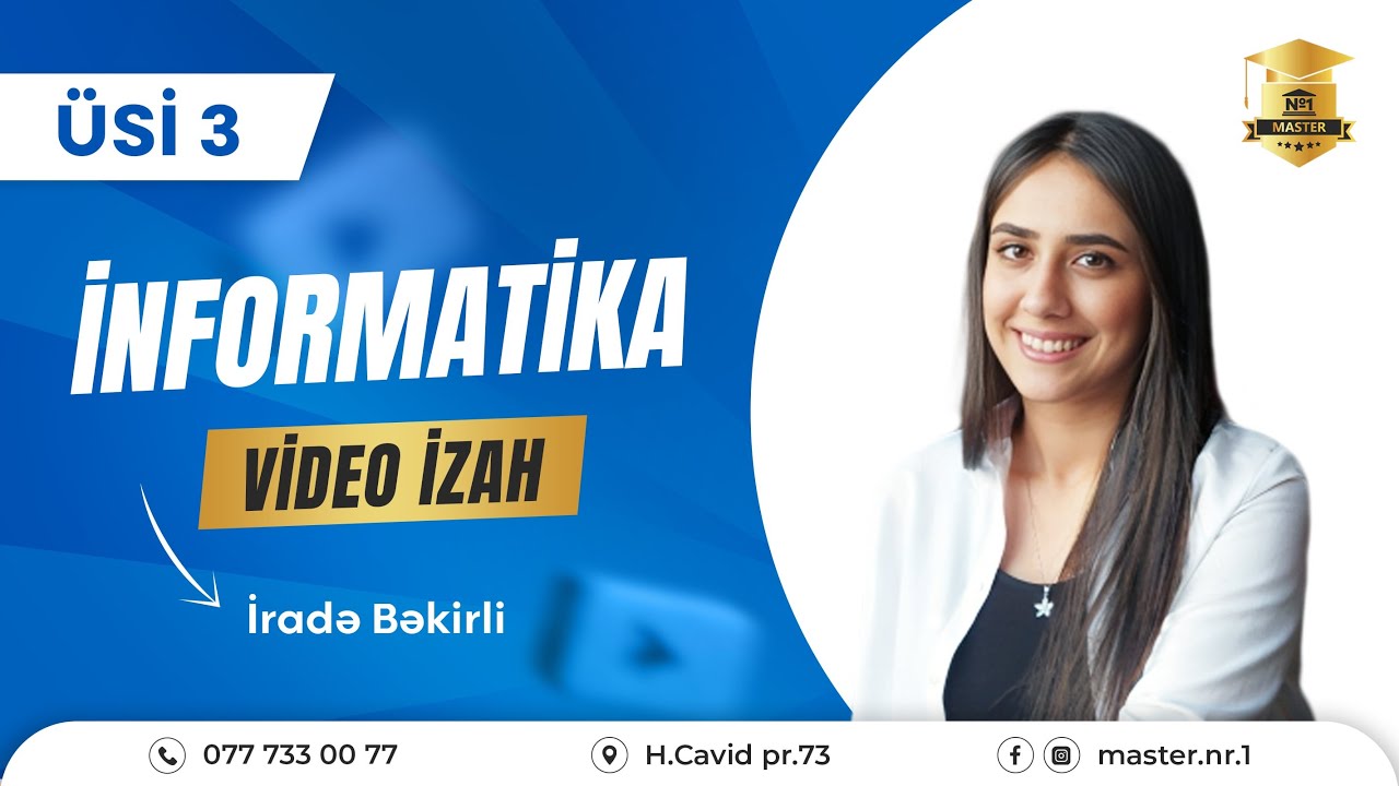 Ümumi Sınaq İmtahanı 3 - İnformatika