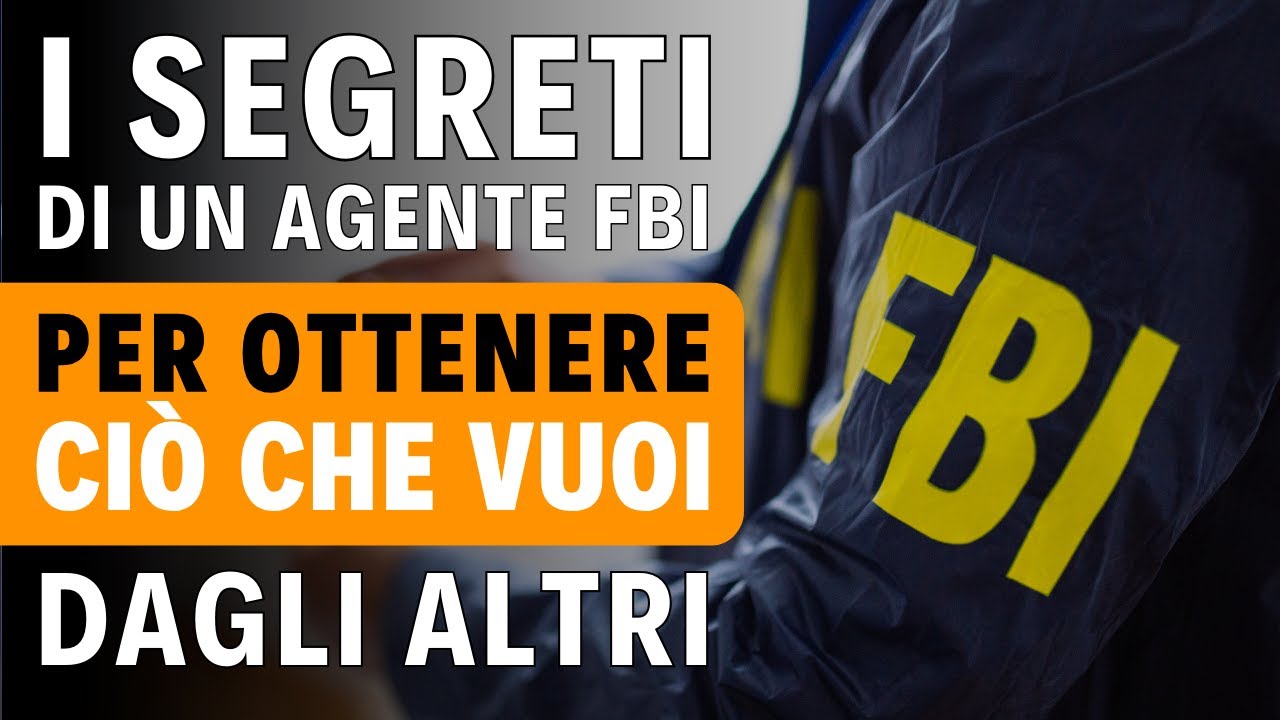 Come OTTENERE ciò che vuoi | I segreti dell’Ex Agente FBI Chris Voss