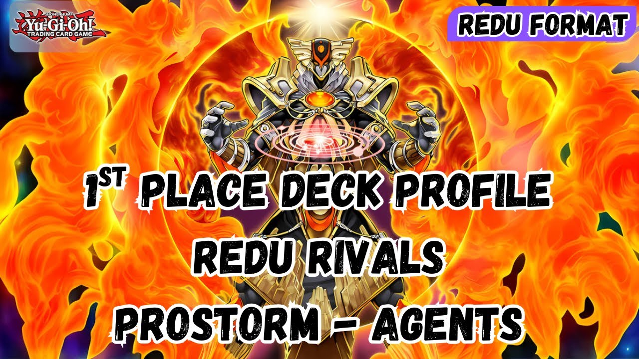 Профиль колоды, занявшей 1-е место | REDU Rivals | Агенты от ProStorm | Формат Yugioh REDU