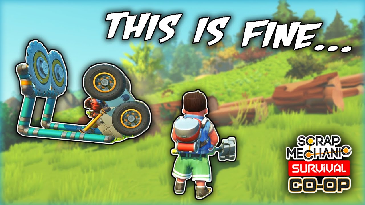 Мы создали профсоюз лесорубов, чтобы ЗАВЕРШИТЬ ТОРГОВЫЙ ПУТЬ! (Scrap Mechanic Co-op Survival, Эпи...