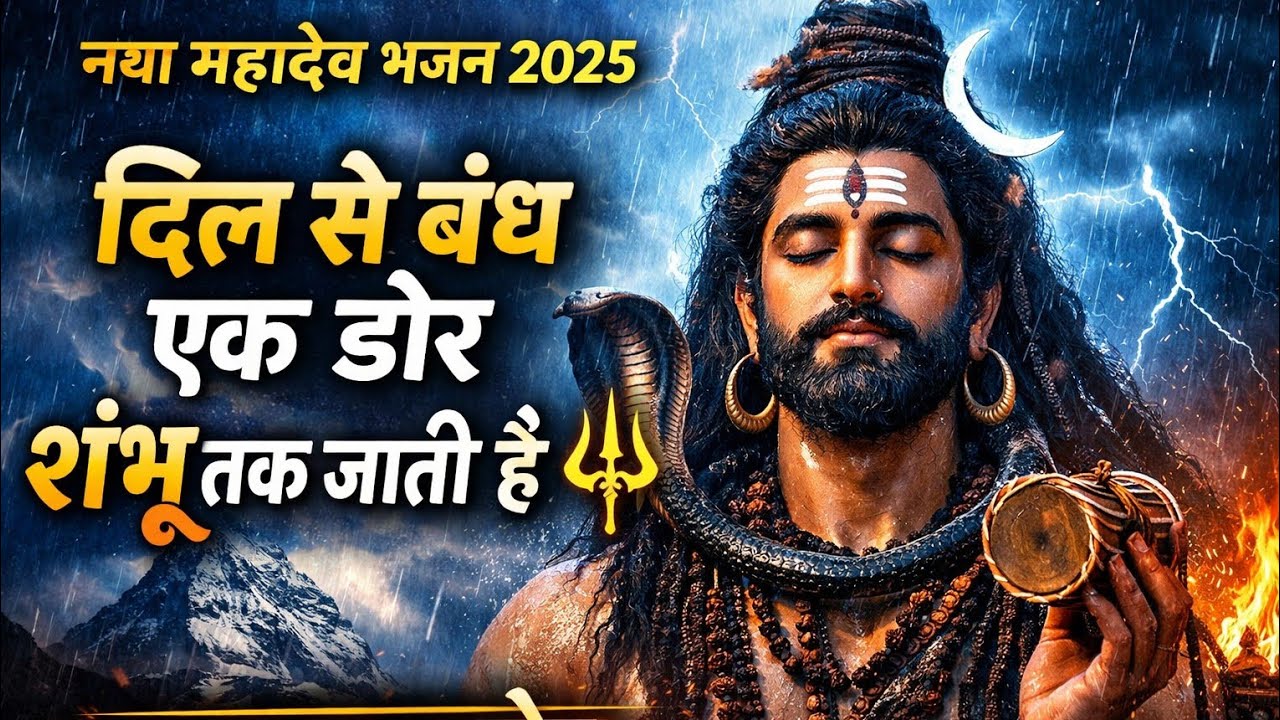 दिल से बंधी एक डोर शंभू तक जाती है | New Mahadev Bhajan 2025 | Shiv Party Bhajan | mahadev | Mahakal