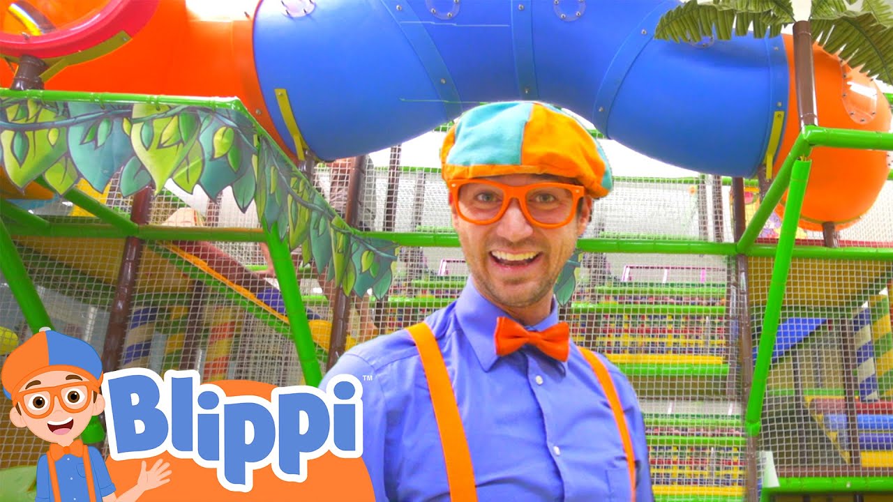Blippi Visits an Indoor Playground - The Play Place | Blippi Full Episodes | Educational Videos