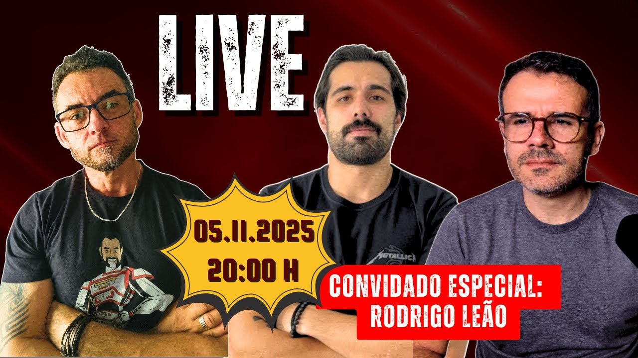 LIVE BATE PAPO com o Rodrig&atilde;o 1002 & Arsenal Books Convidado Especial: PROFESSOR RODRIGO LE&Atilde;O