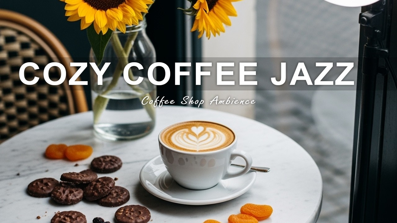 Cozy Coffee Jazz 🎧 Coffee Shop Ambiance Instrumental Grooves for Relaxing & Chilling.