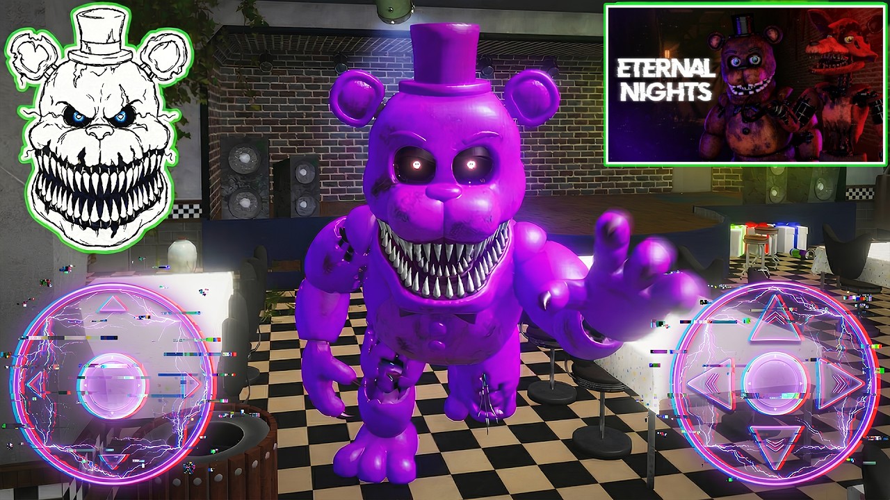 What if I BECOME PURPLE Freddy!? | FNAF Eternal Nights - Roblox