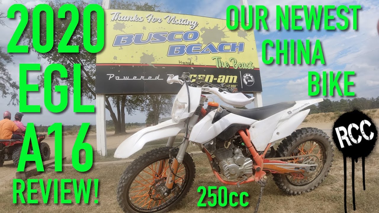 2020 EGL A16 Review! #minibikeapparel #chonda #250cc