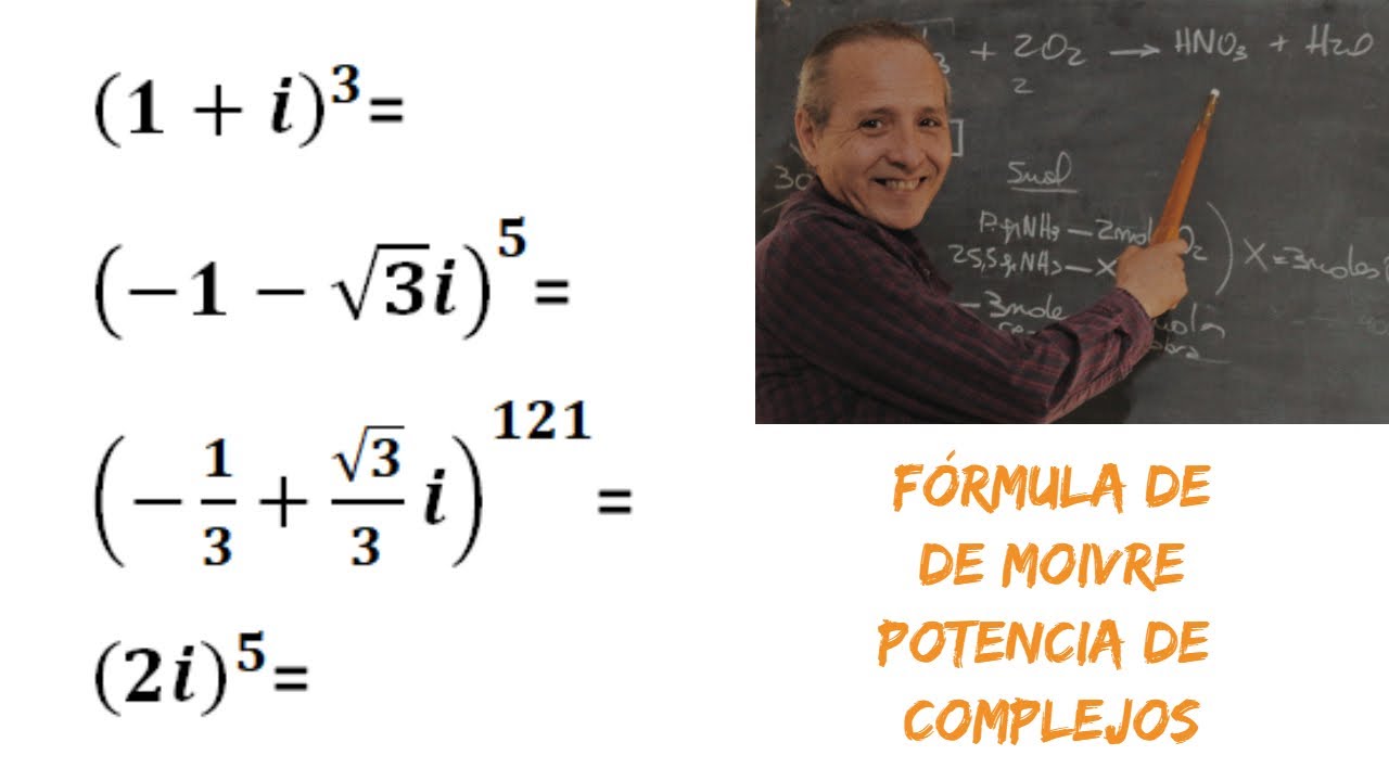 Fórmula de De Moivre Potencia de Complejos